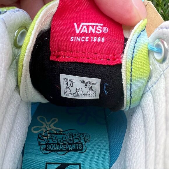 Vans SpongeBob Imaginaaation Sk8-Hi sneakers Limited Edition Unisex NEW - Picture 7 of 9